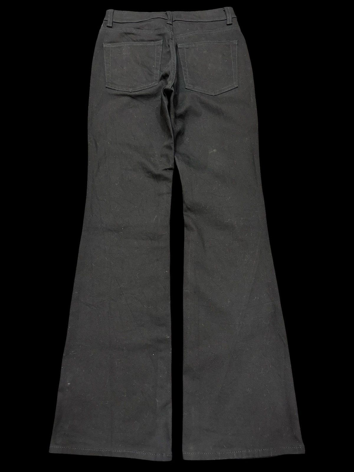 GU 💥Flare💥Japanese Brand GU Superblack Elastic Denim F693 Size US 26 / EU 42 - 2 Thumbnail