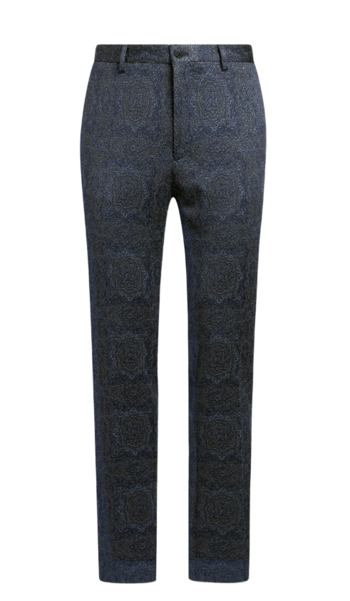 Etro BNWT AW25 ETRO PATTERNED JACQUARD TAILORED PANTS 52 Size US 36 / EU 52 - 9 Thumbnail