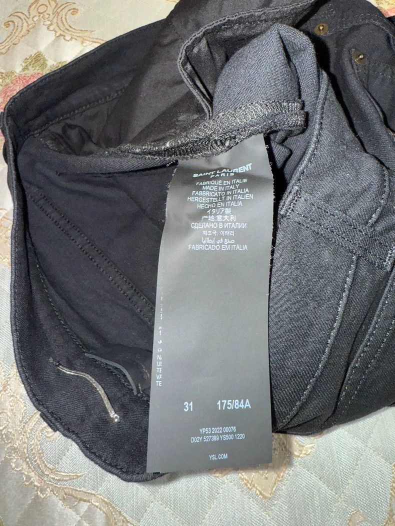 Saint Laurent Paris Saint Laurent ParisD02 Black Basic Jeans 2504-Nextarrow Size US 31 - 5 Thumbnail