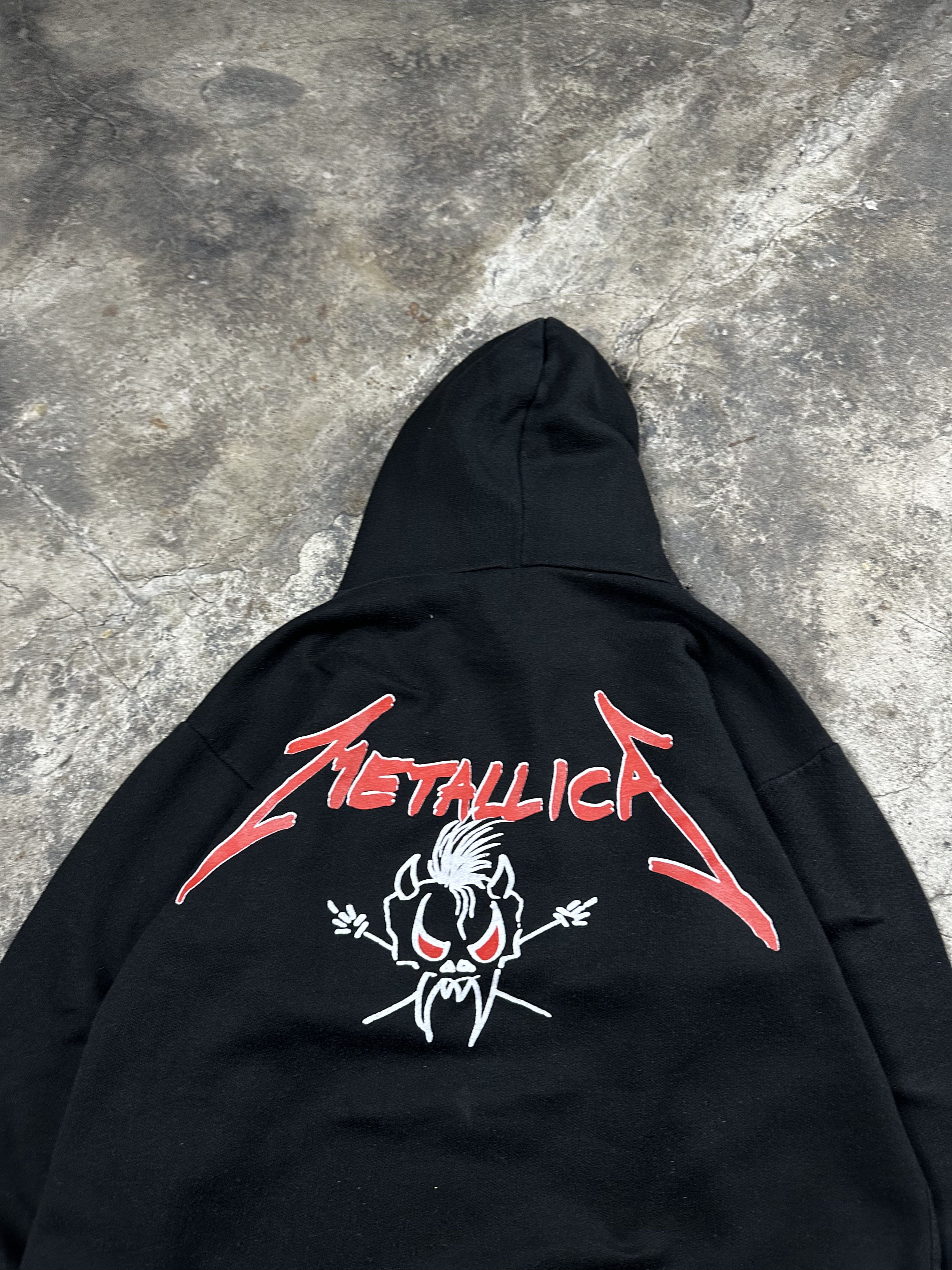 Band Tees 00s Vintage Metallica Skeleton Thrash Metal Hoodie Size US M / EU 48-50 / 2 - 3 Thumbnail