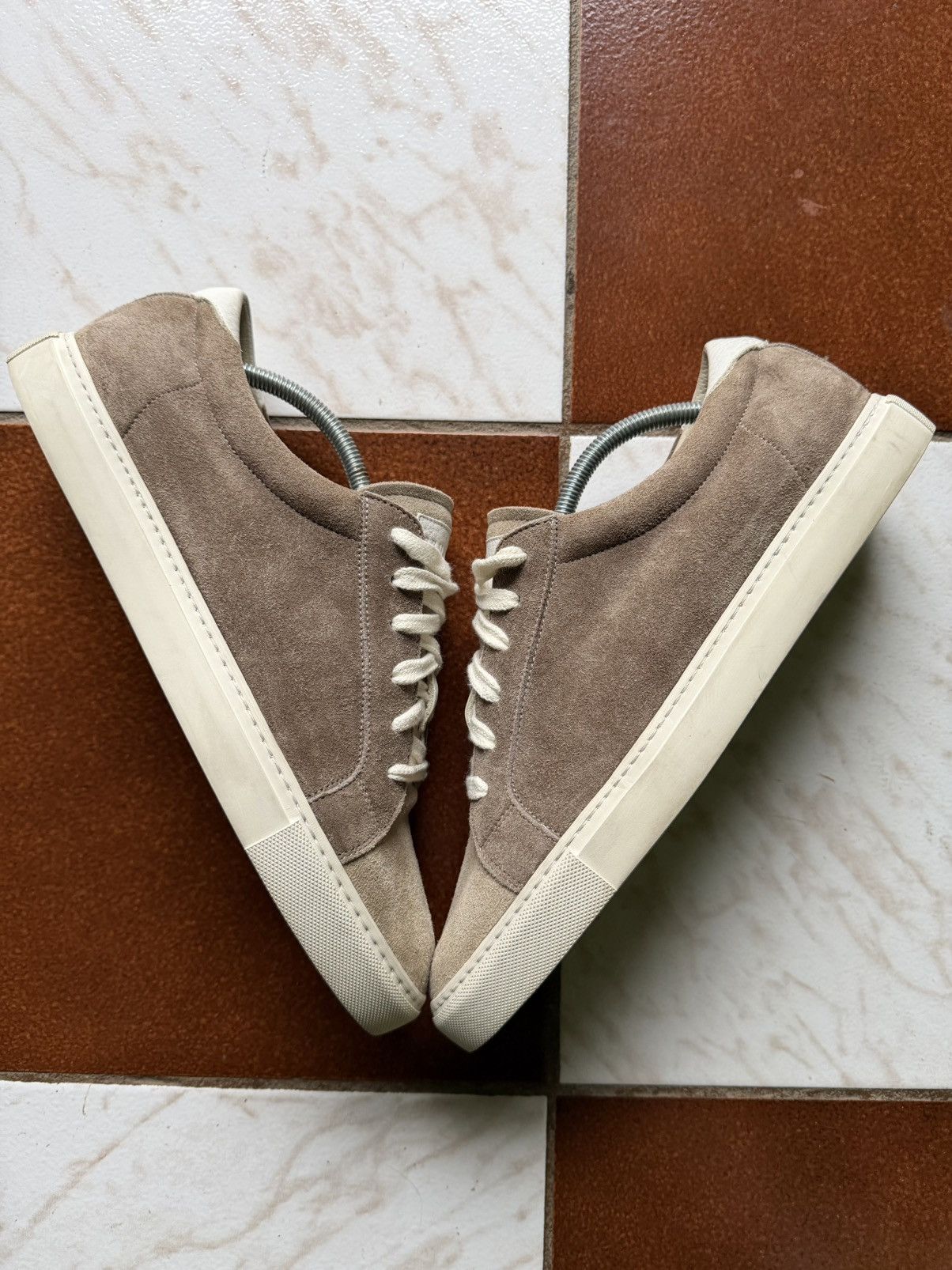 Brunello Cucinelli Light Brown Suede Sneakers