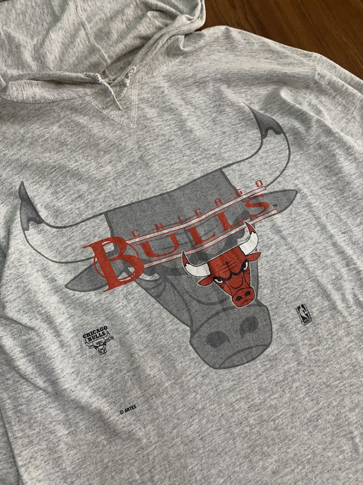 NBA × Vintage Vtg chicago bulls 90s artex longsleeve tees Size US XL / EU 56 / 4 - 2 Thumbnail