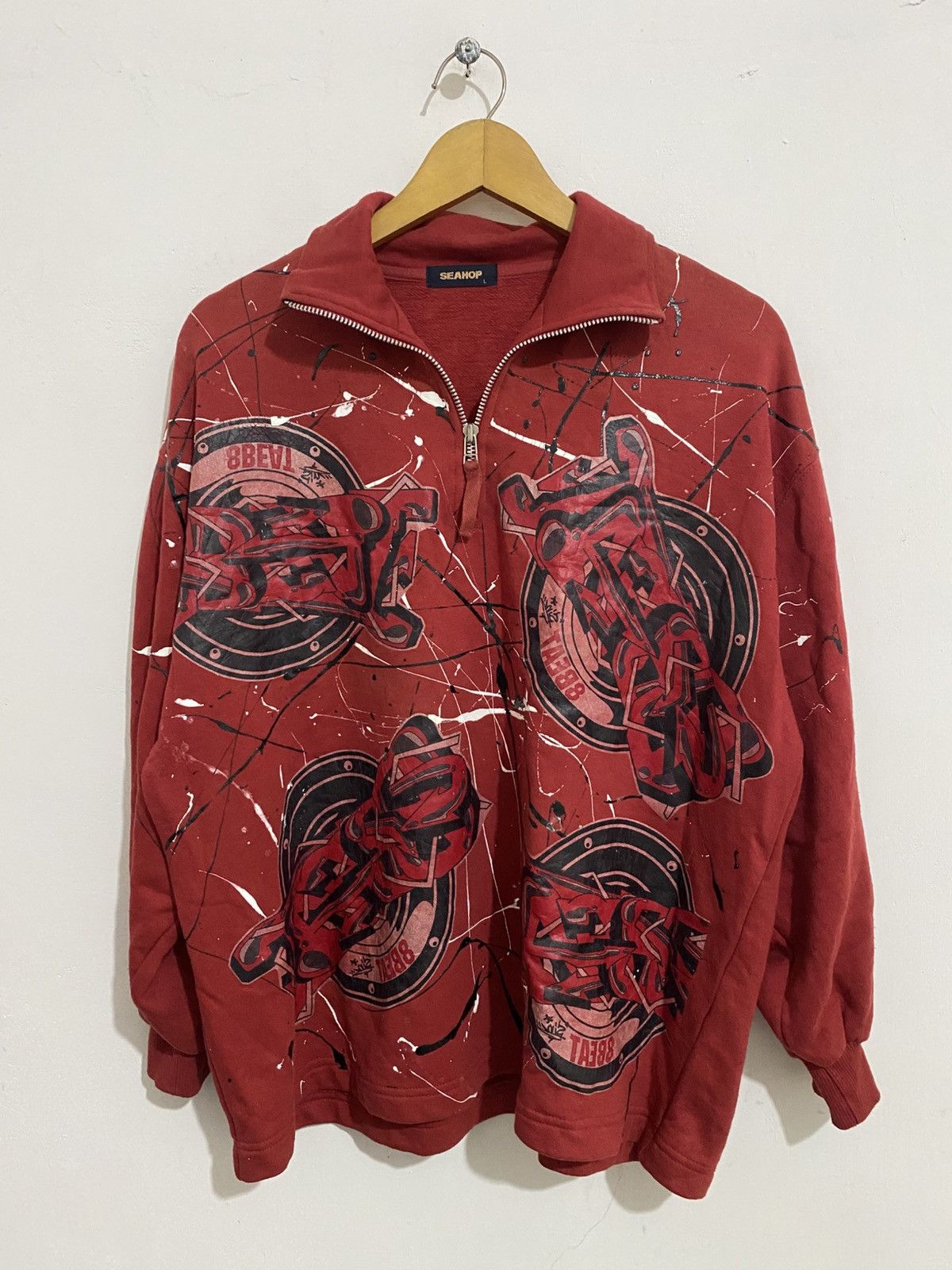 If Six Was Nine × Japanese Brand × Le Grande Bleu (L.G.B.) 💸BINDINGOFFER💸seahop poem sweatshirt ifsixwasnine lgb styled Size US L / EU 52-54 / 3 - 1 Thumbnail