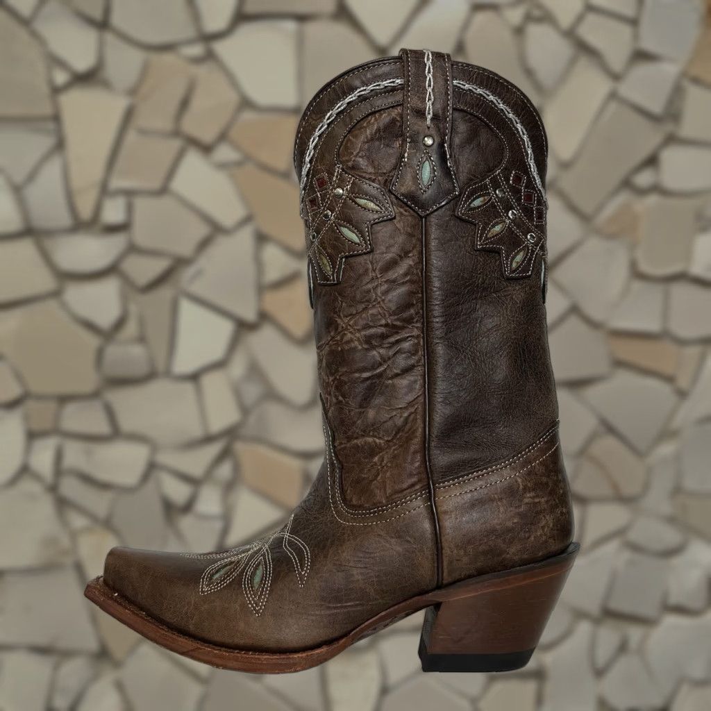 VINTAGE Tony Lama Women's Cowboy Boots Size B Leather Western