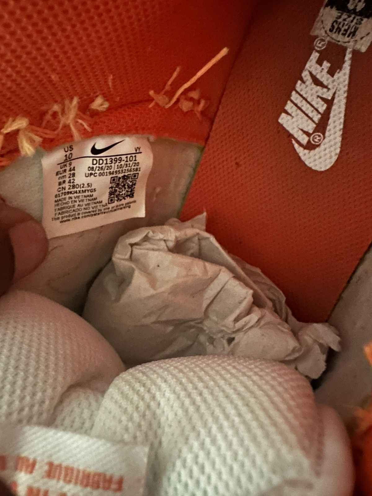 Nike NIKE CUSTOM DUNK HI Size US 10 / EU 43 - 9 Thumbnail