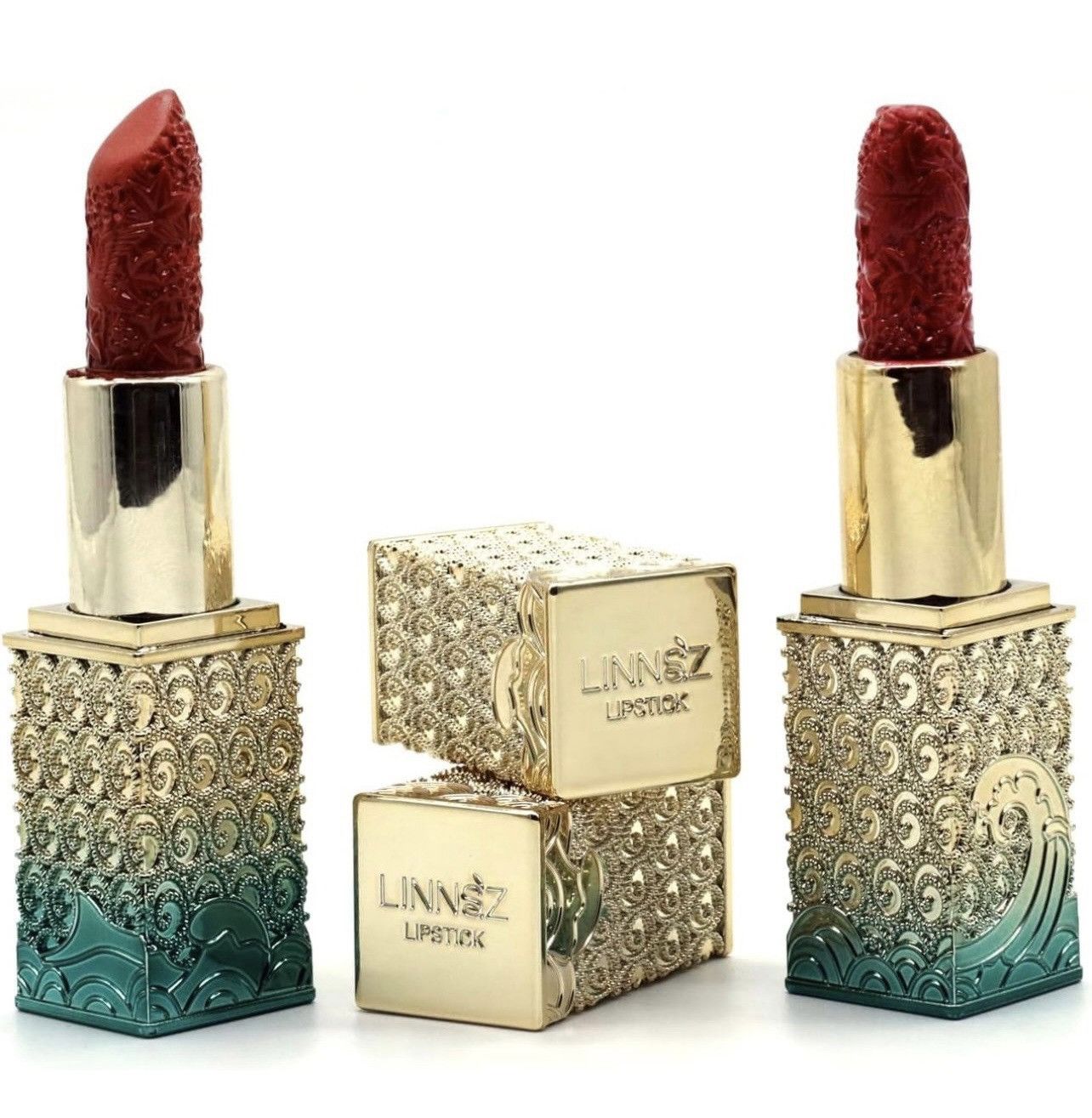 Other Red Beauty Lipstick Long Lasting Creamy Satin High Pigment Size ONE SIZE - 4 Thumbnail