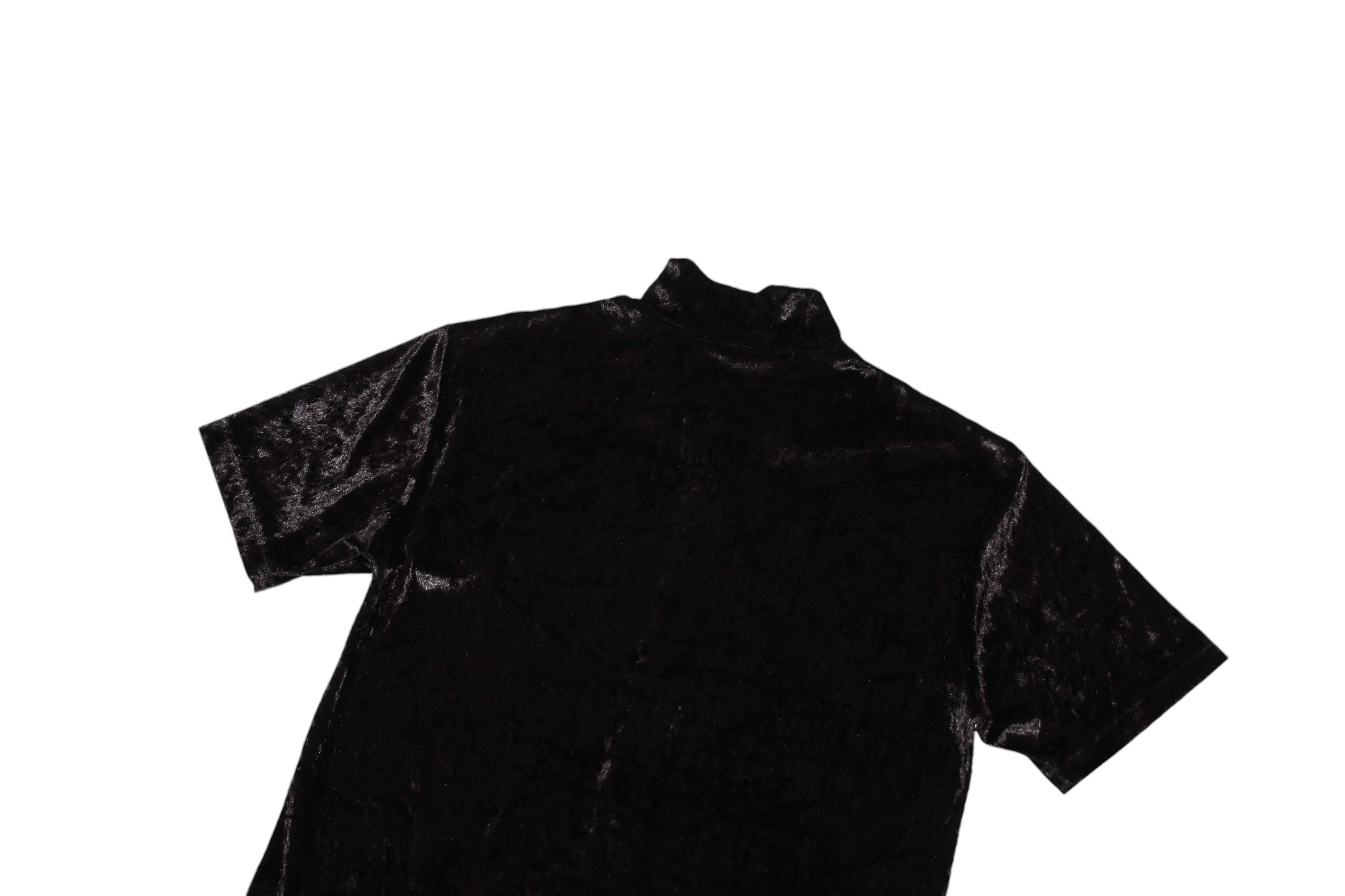 Beauty Beast 90's💥CLUB Y.M.L.A. USA velour polyester shiny shirt Size US L / EU 52-54 / 3 - 9 Thumbnail