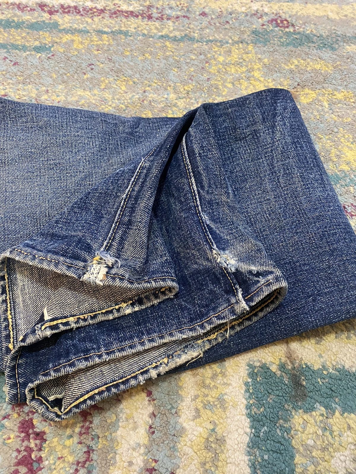 Japanese Brand × Skull Jeans by an Alchemist Rare Skull Jeans Analchemist Selvedge Jeans 29x34 Made Japan Size US 29 - 11 Thumbnail