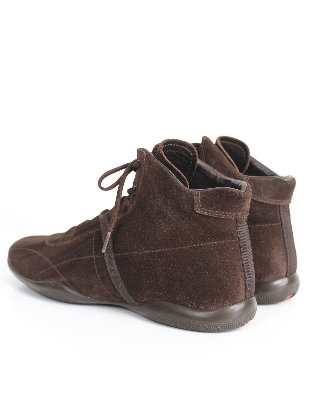 Prada Prada Sport Linea Rossa 00s Brown Suede Sneakers Size US 8 / IT 38 - 3 Thumbnail