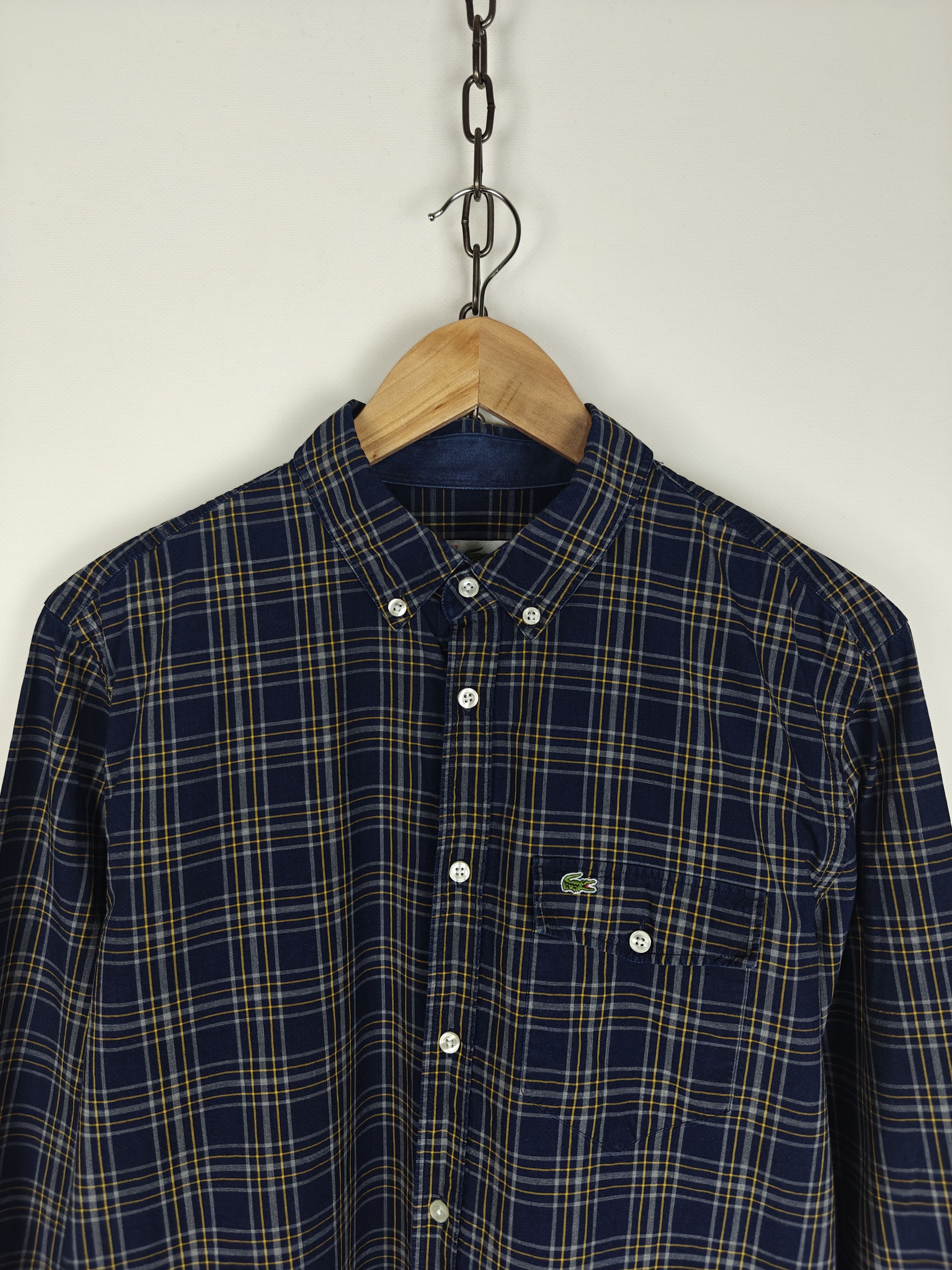 Lacoste Lacoste Check Shirt Regular Fit Collared size M (42) Size US M / EU 48-50 / 2 - 2 Thumbnail