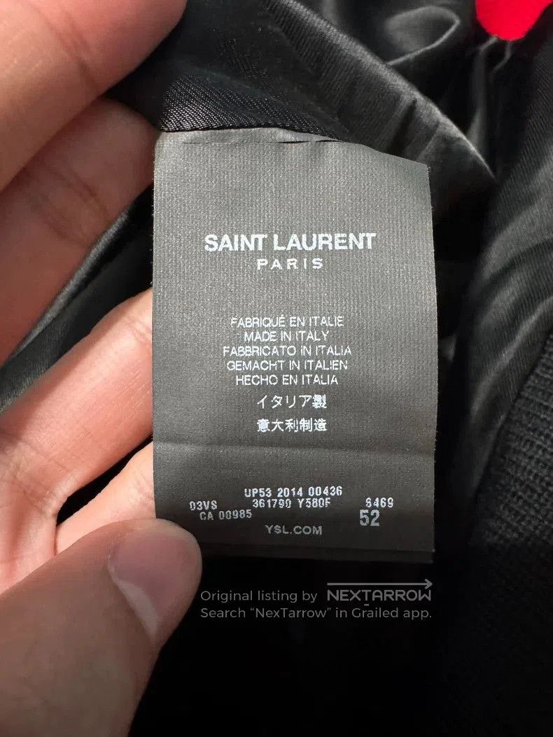 Saint Laurent Paris Saint Laurent Red Leopard Print Baseball Jacket. Size US L / EU 52-54 / 3 - 5 Thumbnail