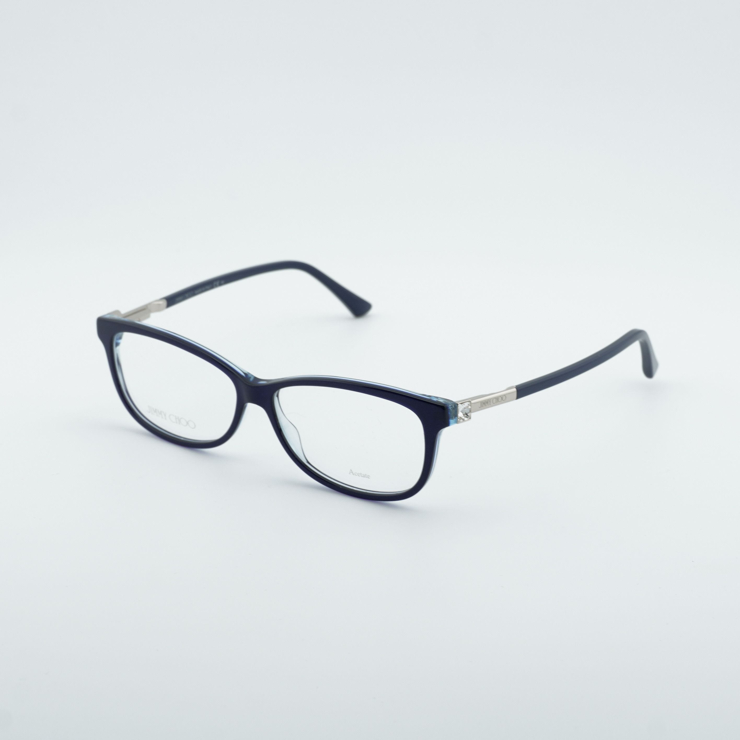 Jimmy Choo Jimmy Choo JC273 0JOO 00 Eyeglasses Blue Glitter 53mm Size ONE SIZE - 1 Thumbnail
