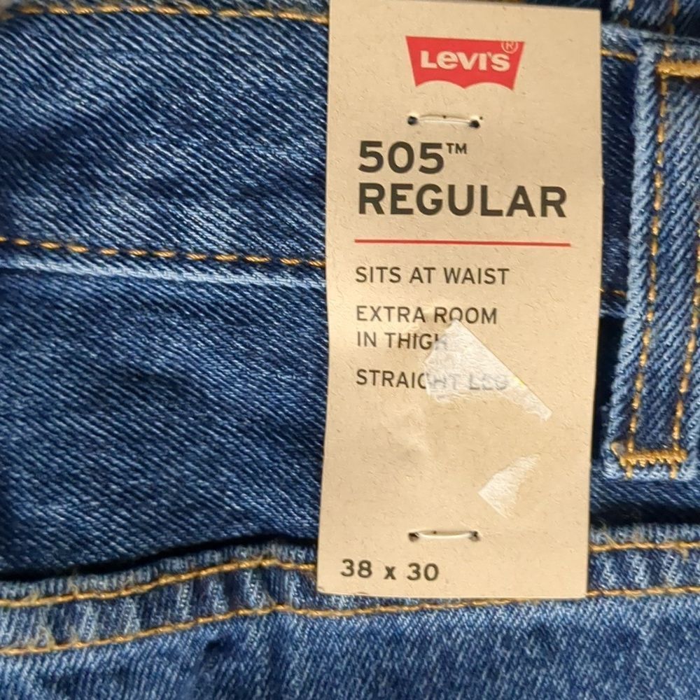 Levi's Levi's 505 regular straight leg jeans size 38x30 Size US 38 / EU 54 - 6 Thumbnail