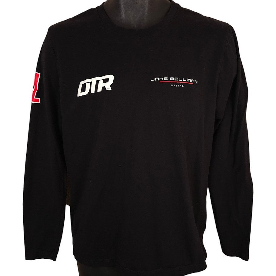 Next Level Jake Bollman Racing T Shirt Mens Size Medium Black Stock Car Size US M / EU 48-50 / 2 - 2 Thumbnail