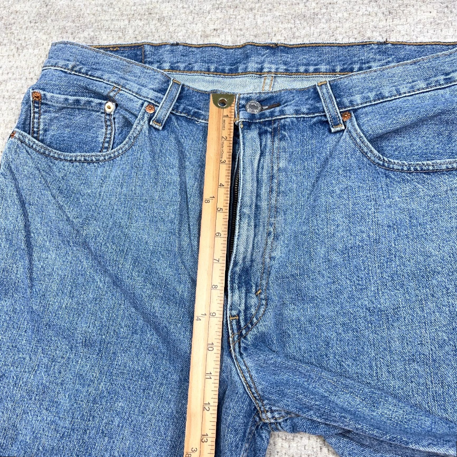 Levi's Levi's 550 Shorts Men 38 Relaxed Loose Fit Blue Denim Bermuda Jean Jorts Baggy Y2K 90s Hipster Retro Classic Logo Mens Size US 38 / EU 54 - 5 Thumbnail