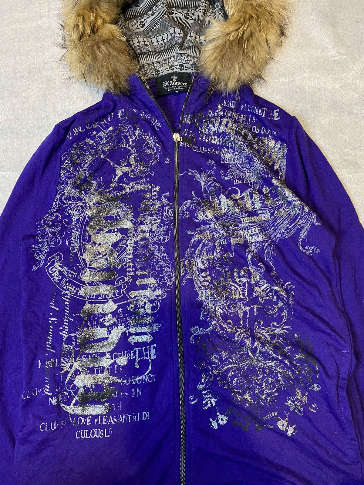 Beauty Beast × If Six Was Nine × Japanese Brand Fur hoodie poem beaumere japan Size US M / EU 48-50 / 2 - 3 Thumbnail