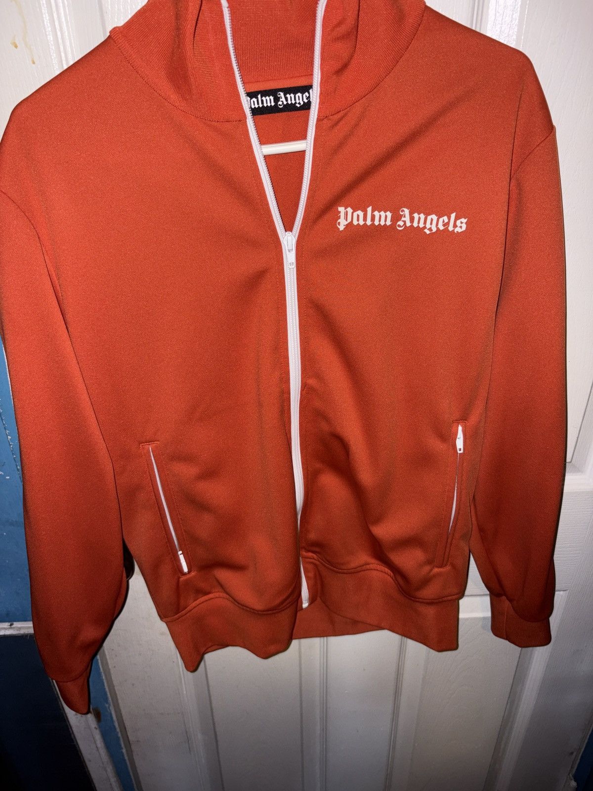 Palm Angels Palm Angels Classic Track Jacket 'Mock Orange' Size US M / EU 48-50 / 2 - 1 Thumbnail