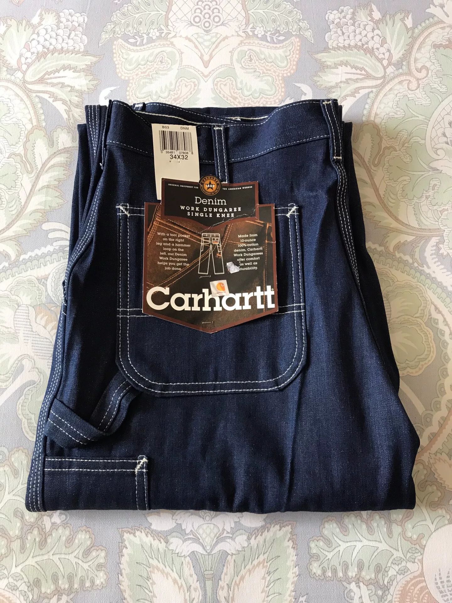 Carhartt Carhartt B03 Raw Denim Jeans W34L32 Size US 34 / EU 50 - 1 Thumbnail
