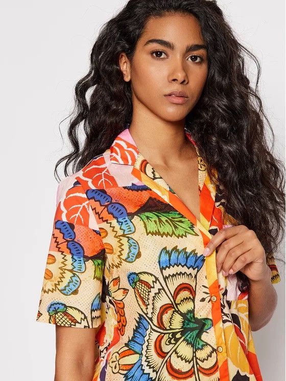 Desigual Desigual avant garde Hawaiian coloured shirt Size L / US 10 / IT 46 - 7 Thumbnail