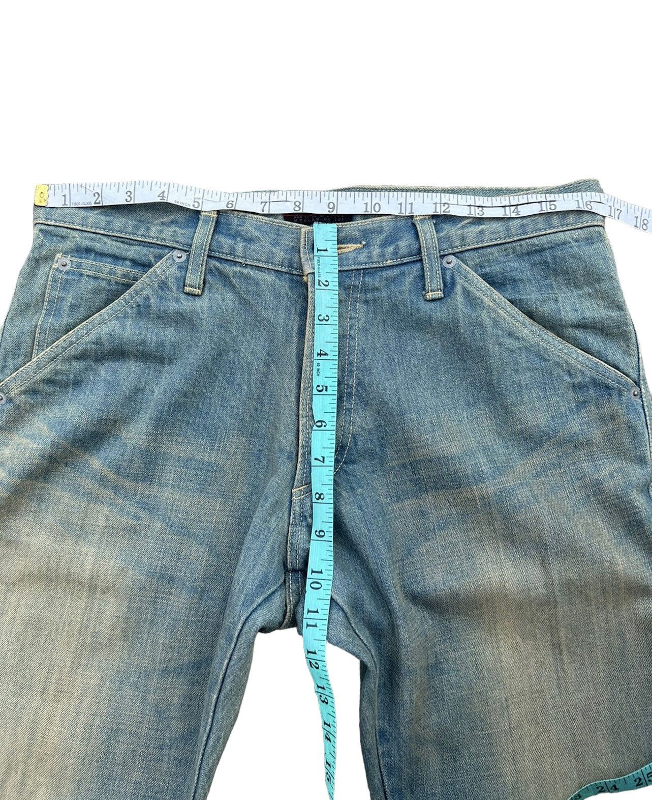 Morgan Homme Vintage Morgan Homme Japan Mud Denim Dirty Flare Jeans Size US 32 / EU 48 - 3 Thumbnail