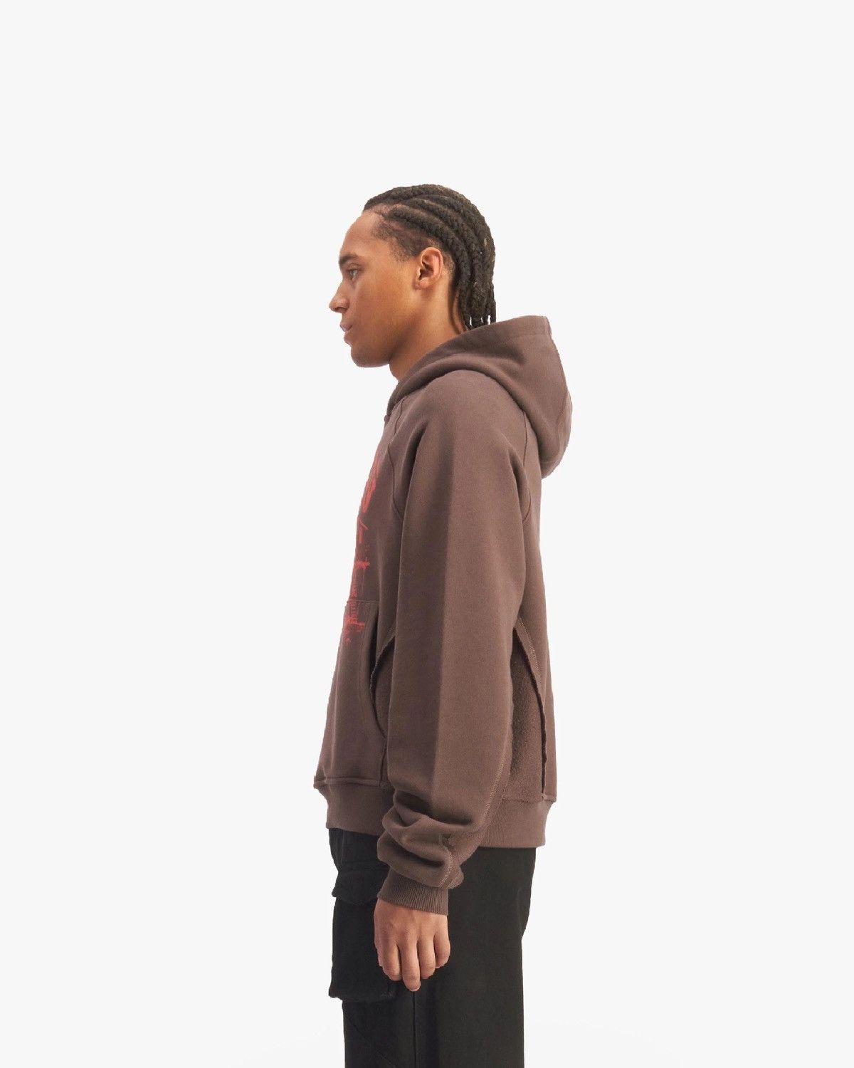 Designer × Vintage Vicinity Shooting House Brown Boxy Fit Hoodie Size US S / EU 44-46 / 1 - 6 Thumbnail