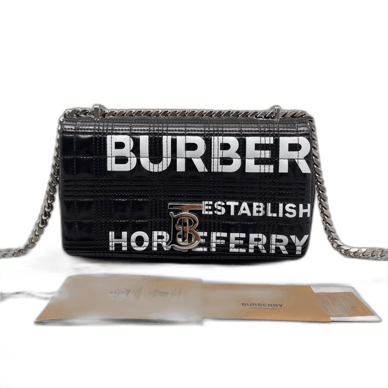 Burberry Horseferry Small Lola Crossbody Bag in Black, Women's