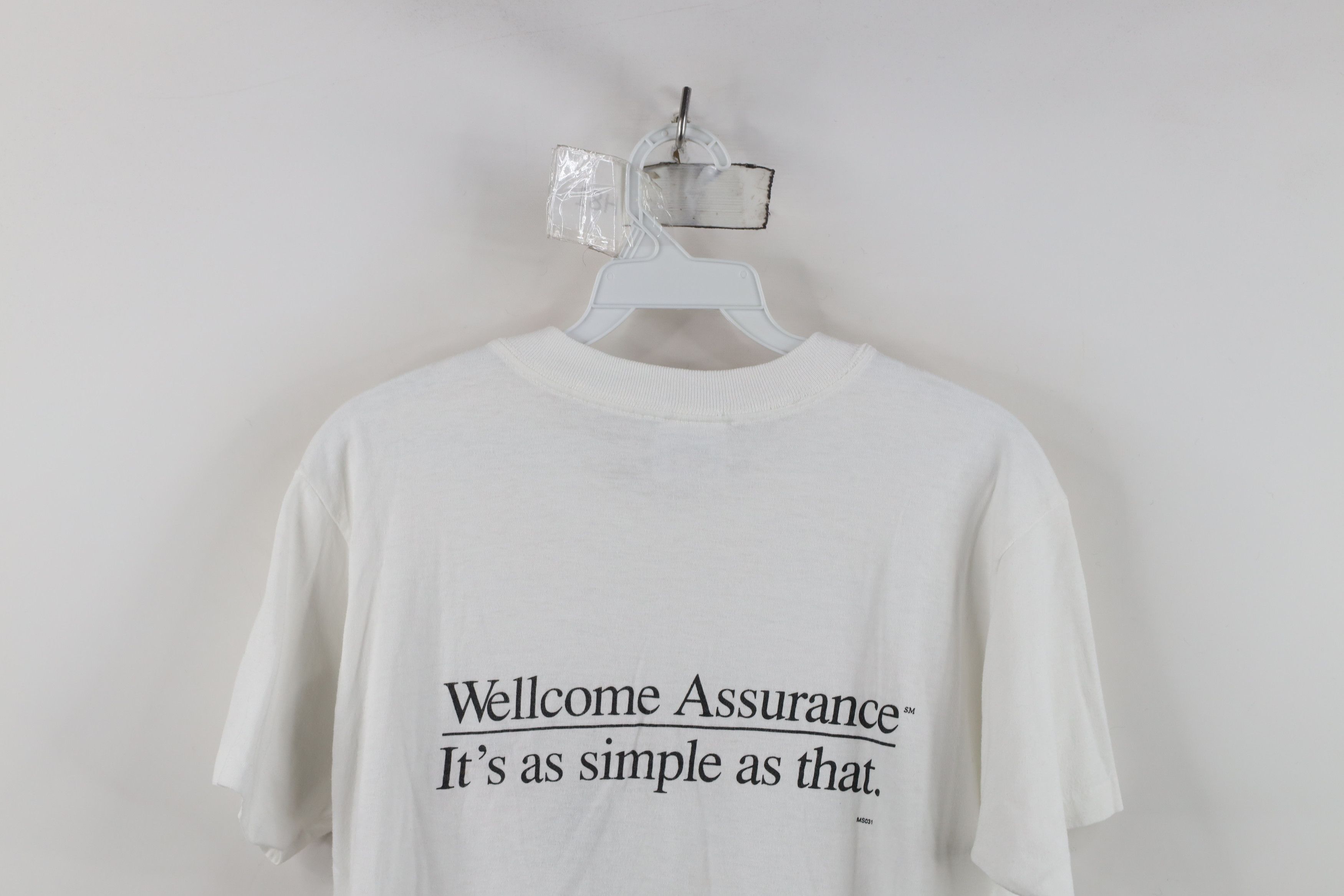 Vintage Vintage 90s RX Rainbow Septra Suspension T-Shirt White USA Size L / US 10 / IT 46 - 11 Thumbnail
