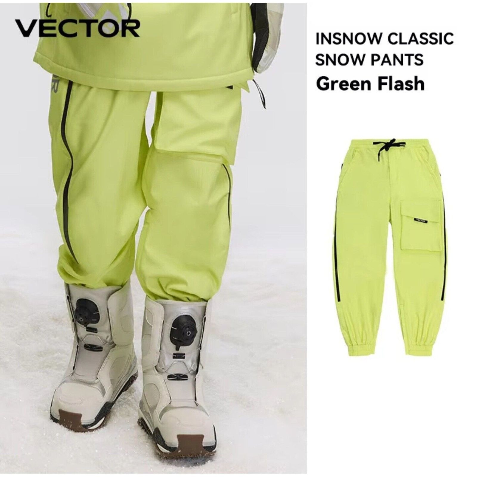 Other Vector Insnow Anorak Snow Pants Snowboarding XS Light Green Size 25" / US 0 / IT 36 - 1 Thumbnail
