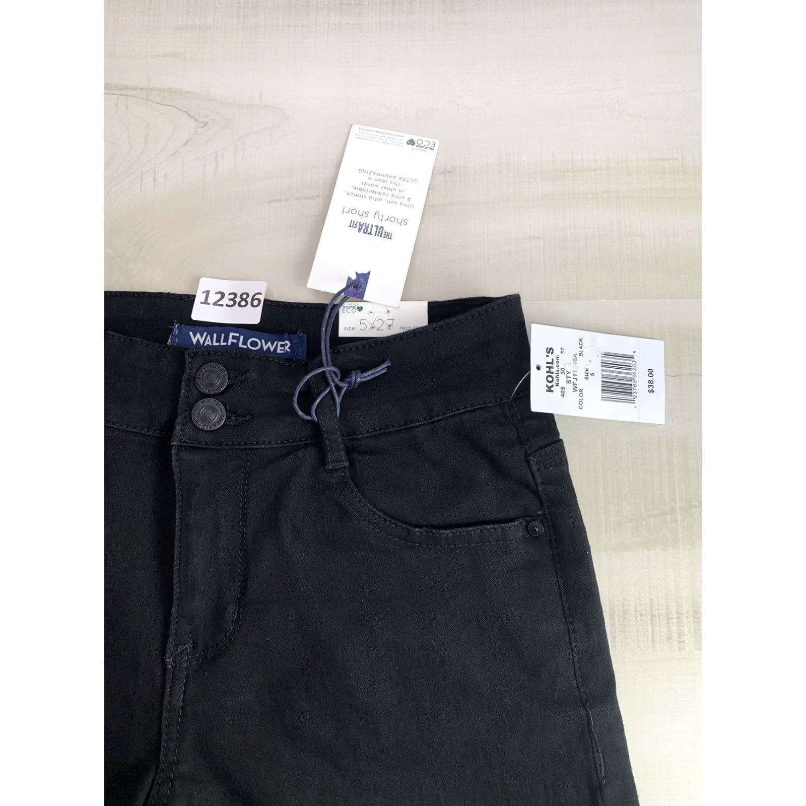 Vintage Wallflower Shorts The Ulta Fit Shorty Short Women’s Teens 5/27 NWT-12386 Size 27" / US 4 / IT 40 - 2 Thumbnail