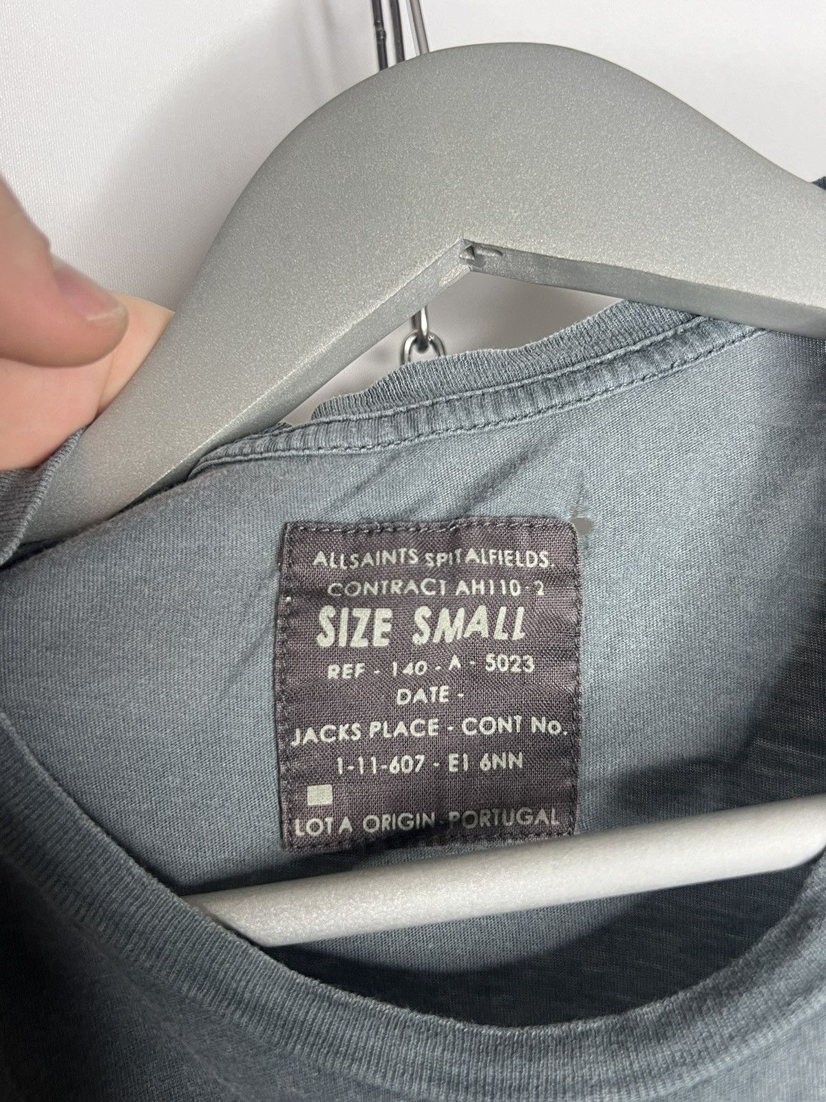 Allsaints × Vintage 🔥Vintage AllSaints Big Logo Sceleton T-Shirt Short Sleeve🔥 Size US S / EU 44-46 / 1 - 5 Thumbnail