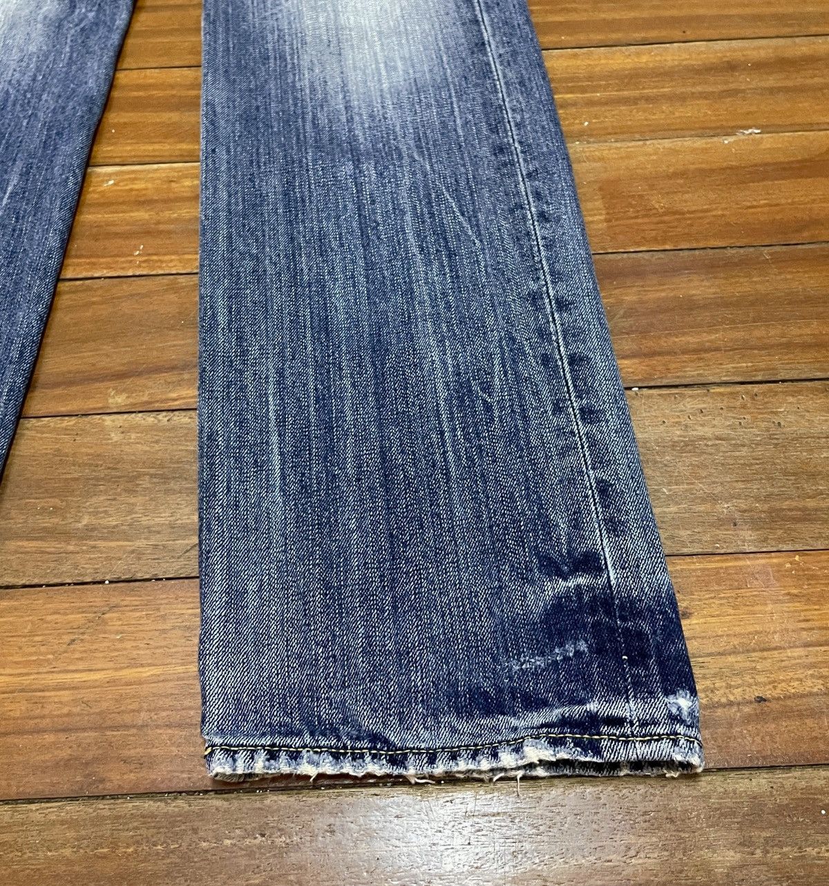 Japanese Brand × Le Grande Bleu (L.G.B.) × Takeo Kikuchi Rare Design Vintage Brand Takeo Kikuchi Jeans 1990s Size US 29 - 6 Thumbnail