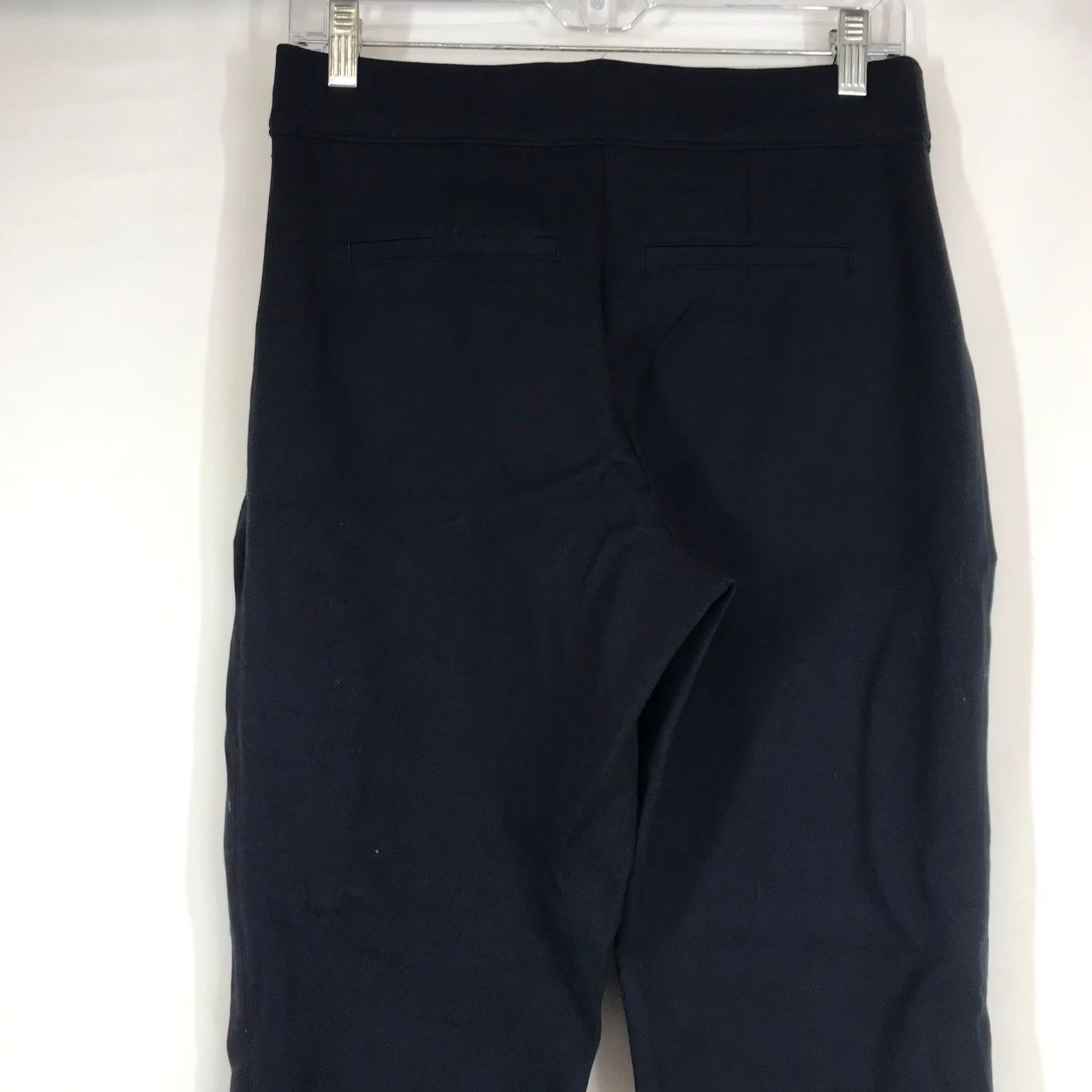 Spanx VINTAGE Spanx The Perfect Pant Slim Straight Navy Blue High Rise Medium Tall Long M/M Size 32" / US 10 / IT 46 - 6 Thumbnail
