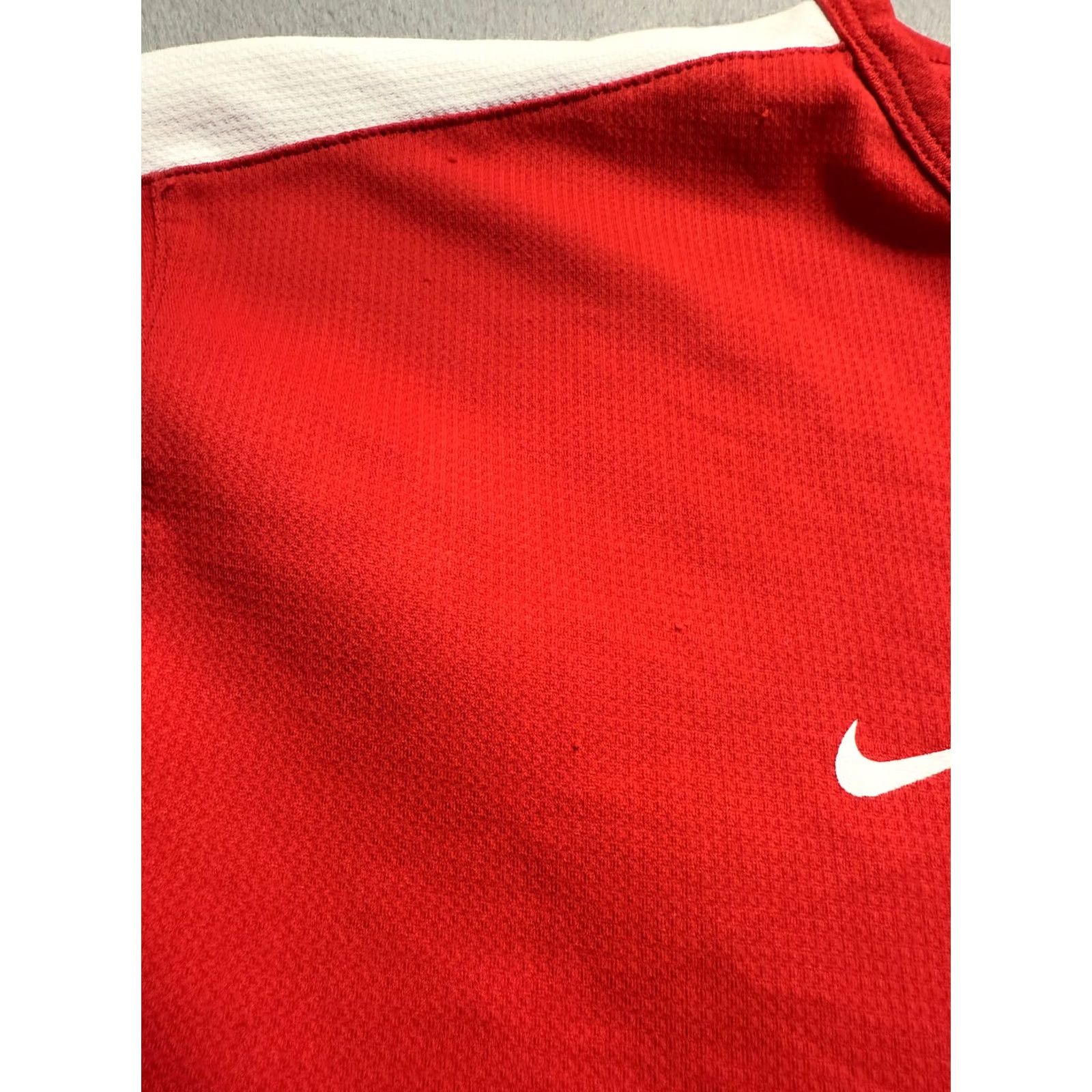 Nike Nike USTA Jr. Team Tennis Mens Shirt L Red T-Shirt Size US L / EU 52-54 / 3 - 7 Thumbnail