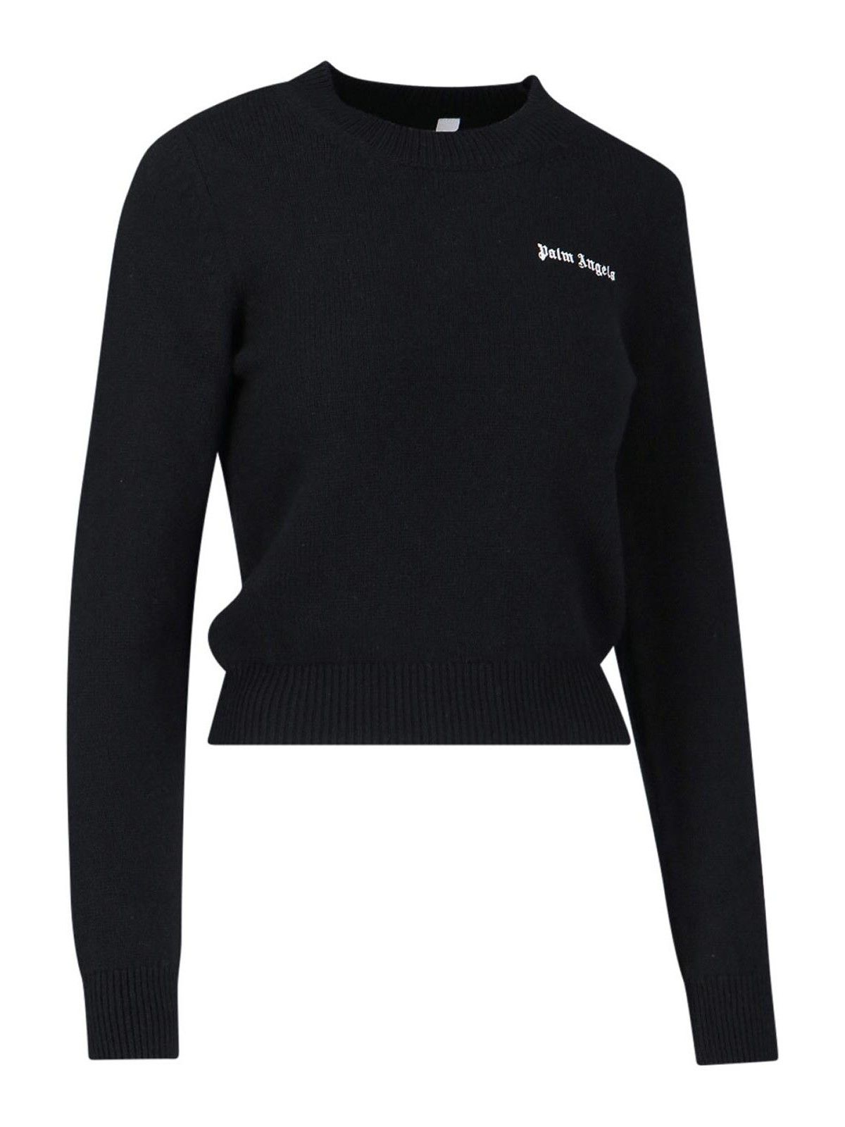 Palm Angels o1gr1nt0425 Classic Logo Sweater in Black Size S / US 4 / IT 40 - 2 Thumbnail