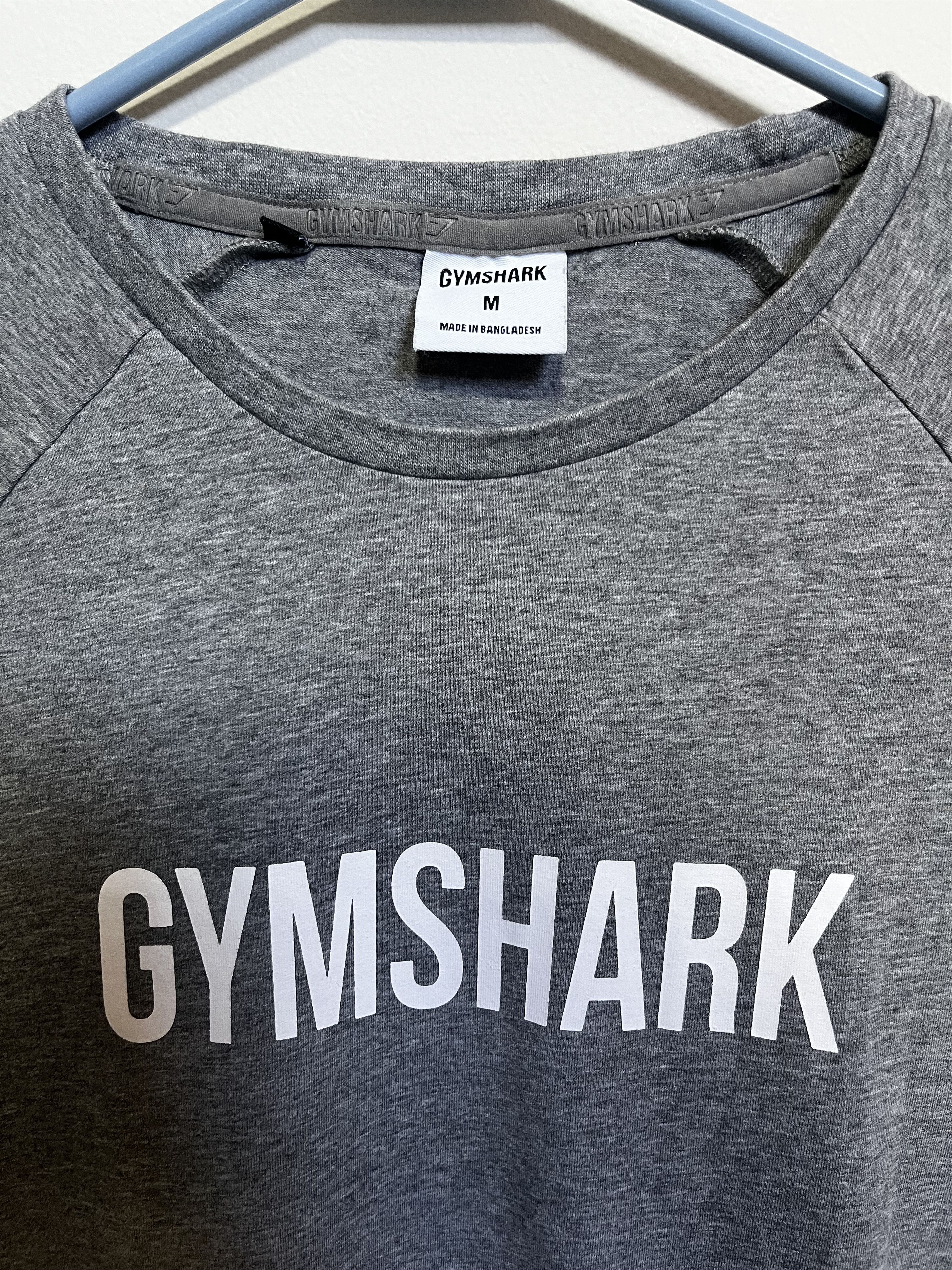 Gymshark Gymshark Logo Tee (Gray/White) Size M Size US M / EU 48-50 / 2 - 3 Thumbnail