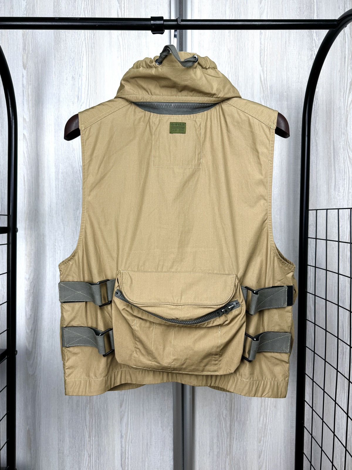 G-Star G-Star Raw E 3D Multi Pockets Poplin Vest Sand Beige Size US S / EU 44-46 / 1 - 10 Thumbnail