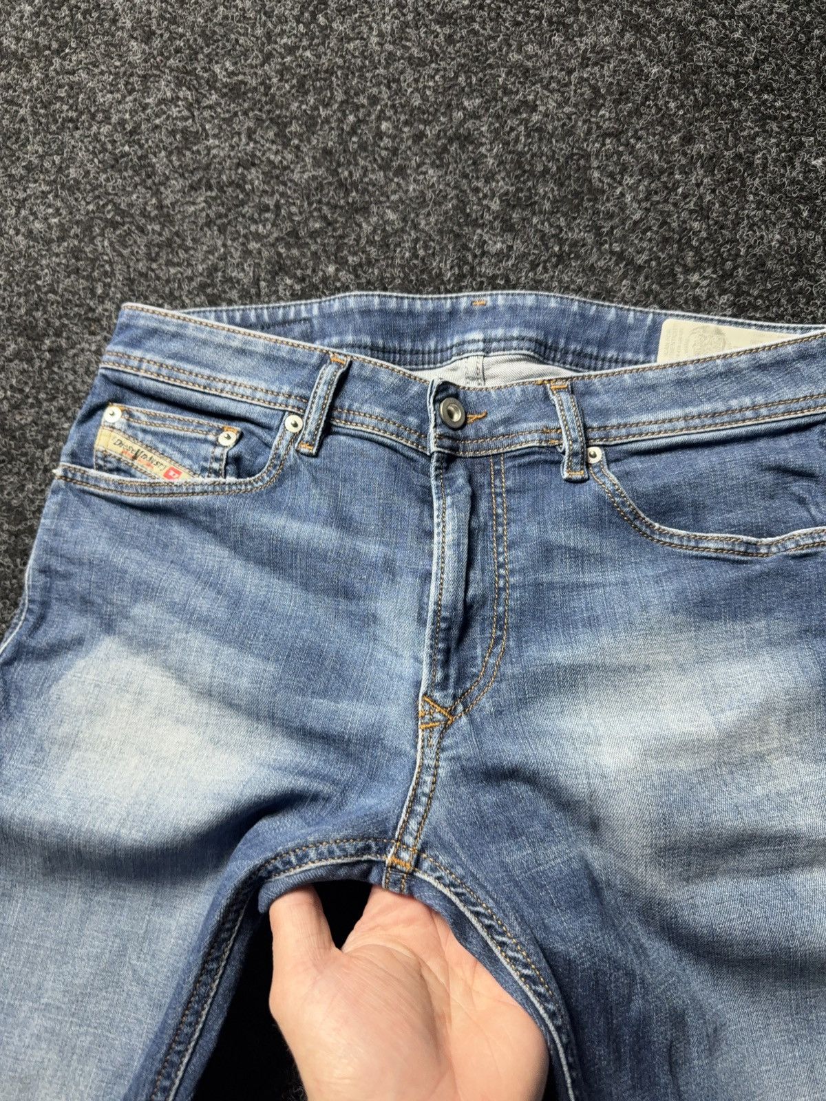 Diesel 00s Y2K Luxury Diesel Thavar-XP Slim Tapered Jeans Y2K Denim Size US 30 / EU 46 - 6 Thumbnail