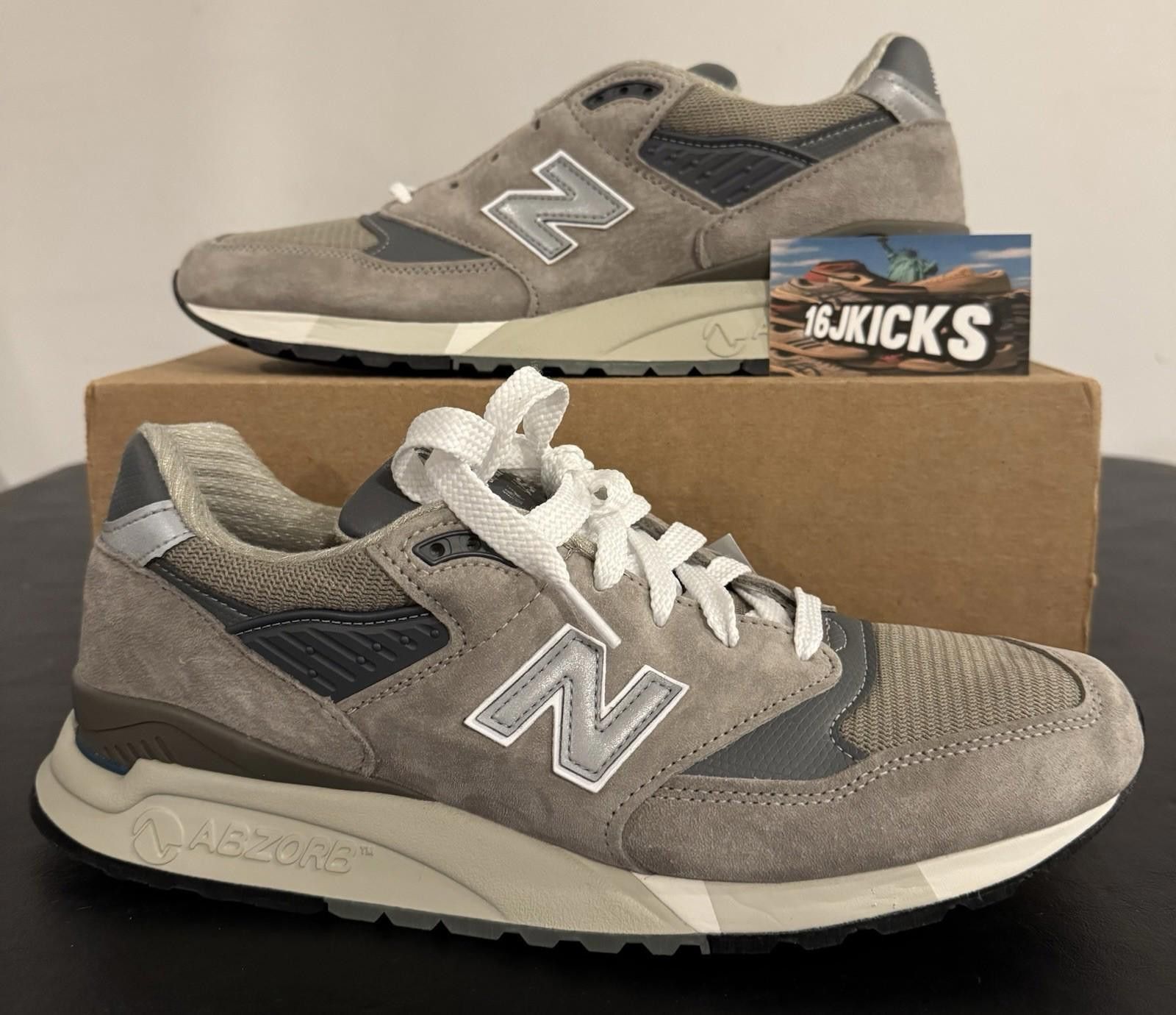 New Balance New Balance 998 Grey Gray Silver Size 11 Size US 10.5 / EU 43-44 - 1 Thumbnail