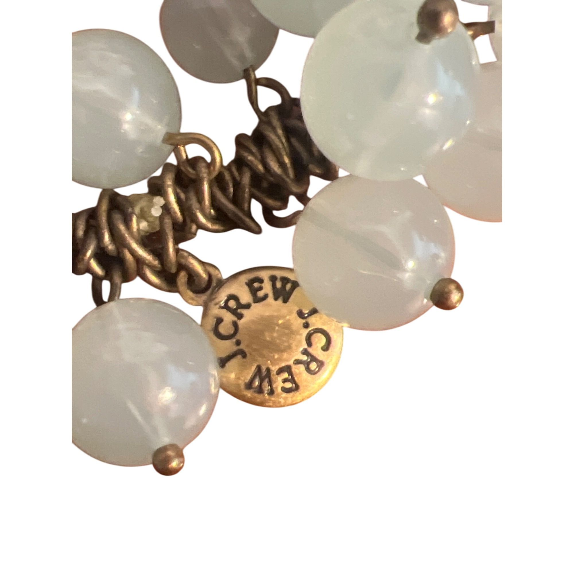 J.Crew J. Crew Seafoam Green Cha Cha Stretch Bracelet Baubles Brass Size ONE SIZE - 3 Thumbnail