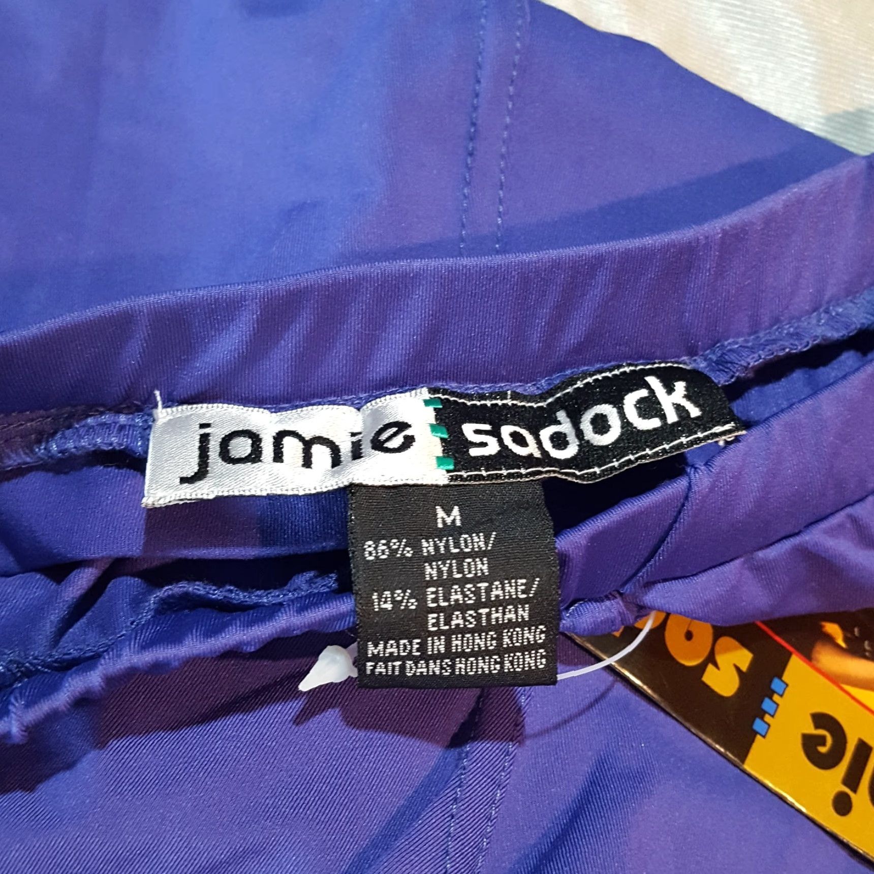 Vintage VINTAGE Jamie Sadock Purple High Waist Women’s M Casual Lounge Retro Sports Shorts Size 28" / US 6 / IT 42 - 5 Thumbnail
