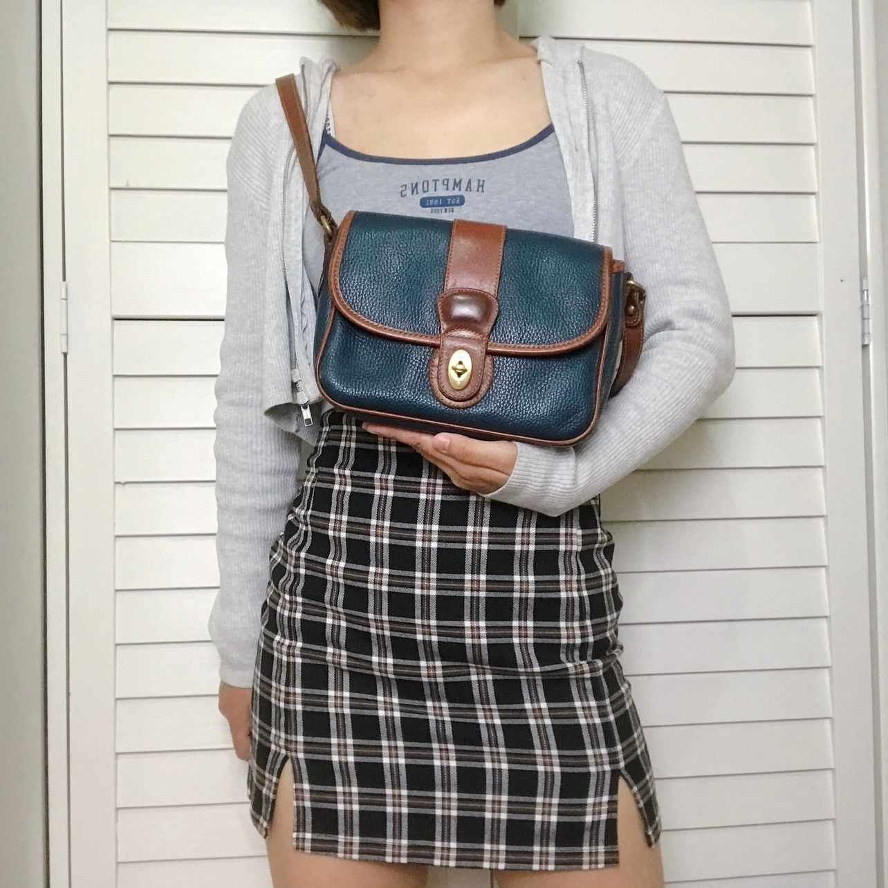 Coach COACH Vintage Sheridan Mayfield Bag in Black & Tan no. 4224 Size ONE SIZE - 4 Thumbnail