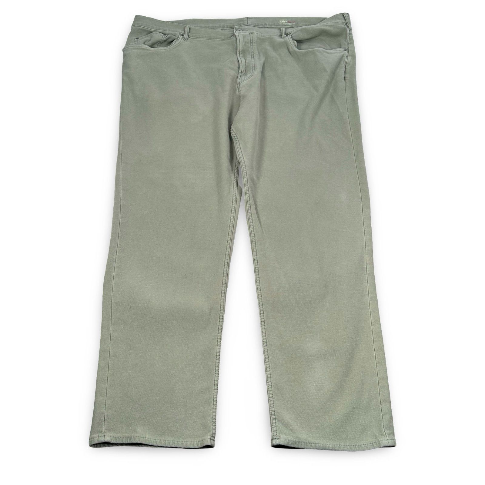 Faherty Faherty Stretch Terry Pants Men’s 46x30 Olive Green Cotton Size US 44 / EU 60 - 1 Thumbnail
