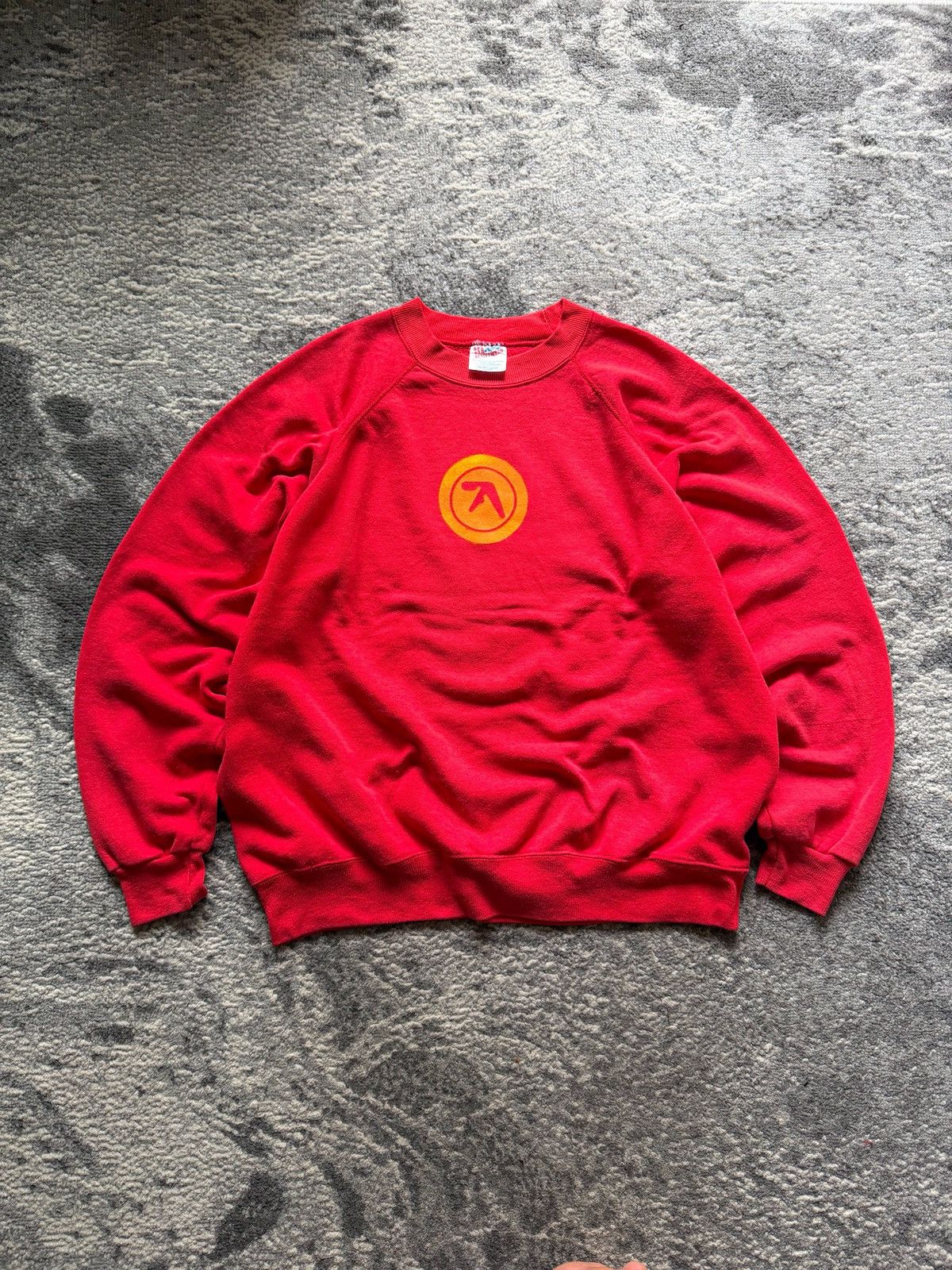 Hanes 90’s Hanes Aphex Twin Music Sweatshirt Size US XL / EU 56 / 4 - 1 Thumbnail