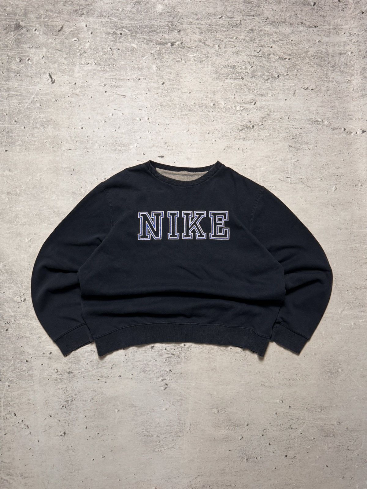Nike × Vintage NIKE VINTAGE CENTER LOGO OVERSIZE BOXY SWEATSHIRT Size US XL / EU 56 / 4 - 1 Thumbnail