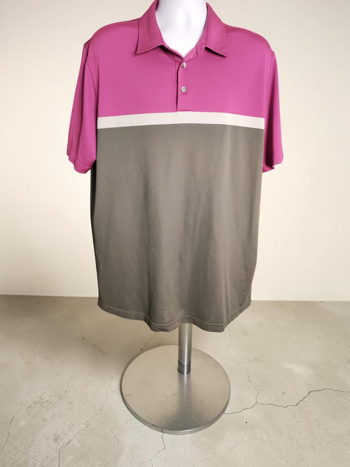 Ashworth Ashworth Men's Colorblock Polo Shirt Size XL Size US XL / EU 56 / 4 - 3 Thumbnail