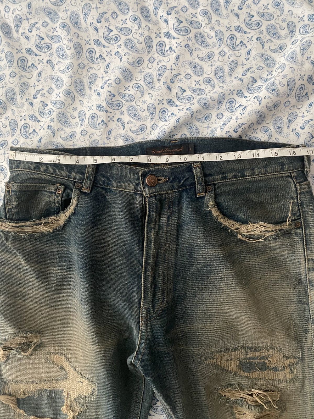 Undercover Undercover Red yarn 68 denim Size US 32 / EU 48 - 8 Thumbnail
