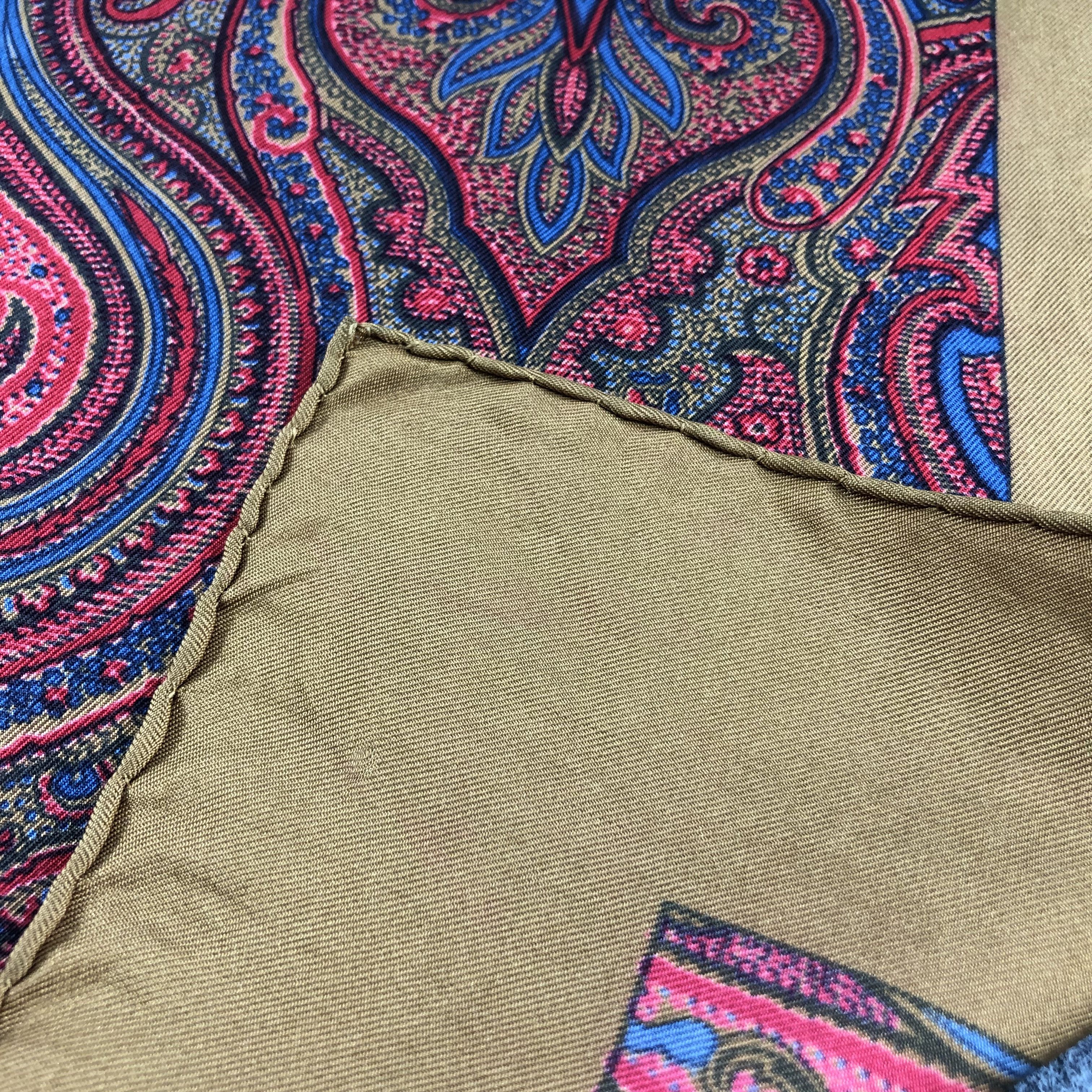Other Vintage Paisley Silk Handkerchief Neckerchief Bandana H1330 Size ONE SIZE - 4 Thumbnail