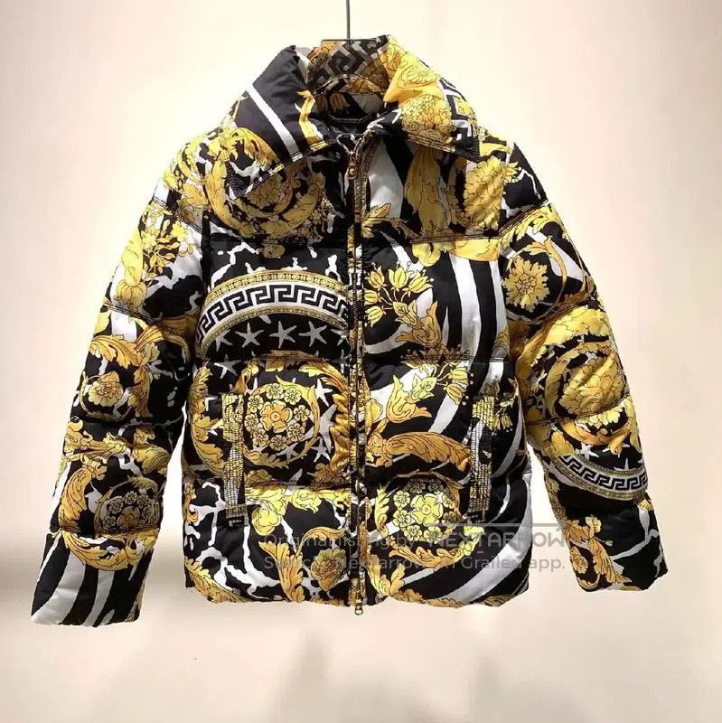 Versace Versace Colorful Men's Puffer Jacket XXL . Size US XXL / EU 58 / 5 - 1 Thumbnail