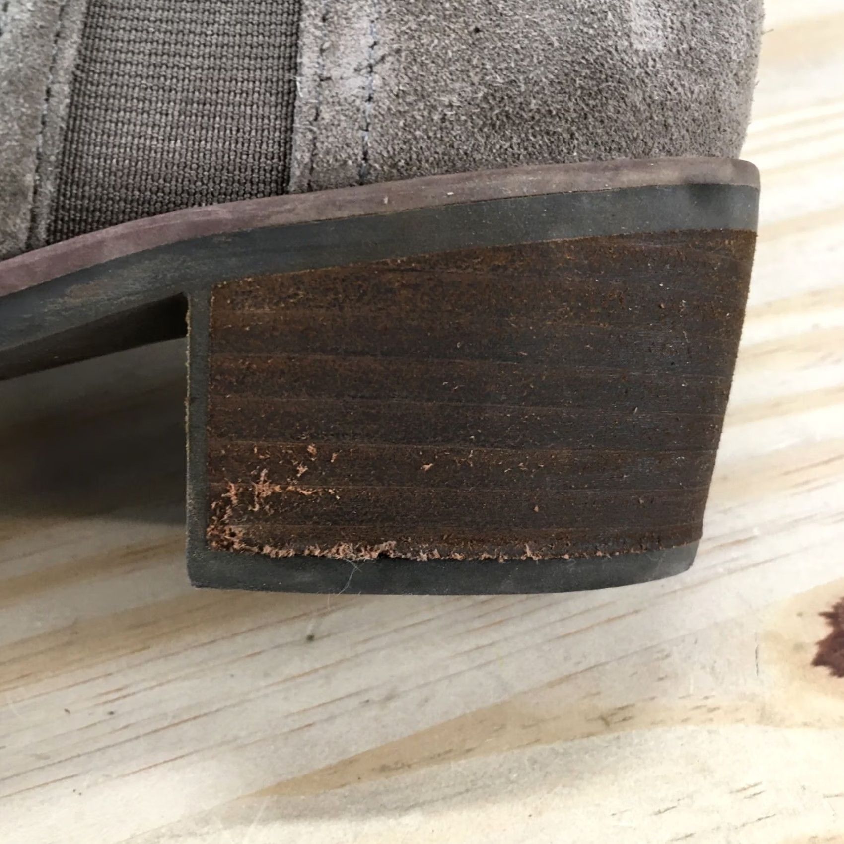 Vintage Kelly & Katie Boots Womens 8M Zora Chelsea Brown Pull On Ankle Block Casual Shoes Size M / US 6-8 / IT 42-44 - 5 Thumbnail