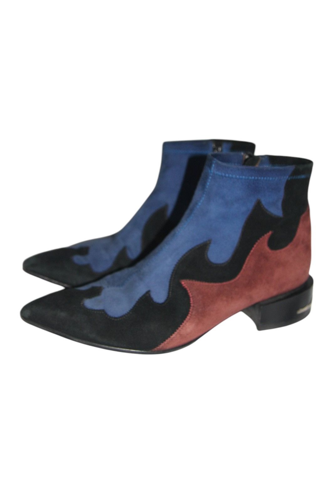 Toga × Toga Pulla TOGA PULLA Suede Western Panel Boots (Size 38) Size US 8 / IT 38 - 7 Thumbnail